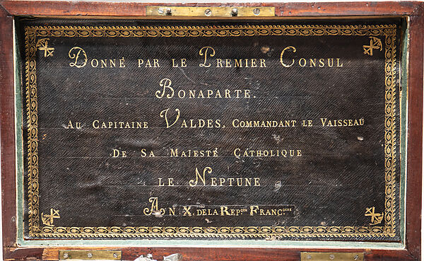 Cased Pair of Flintlock Pistols Presented to Captain Cayetano Valdés y Flores, Nicolas Noël Boutet (French, Versailles and Paris, 1761–1833), Steel, wood, silver, gold, copper alloy, leather, textile, French, Versailles