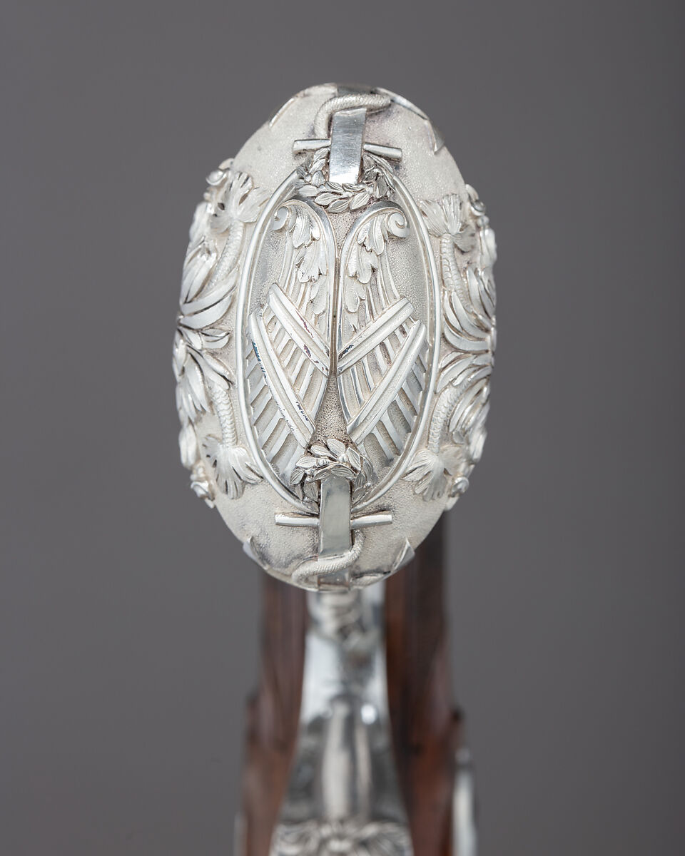 Cased Pair of Flintlock Pistols Presented to Captain Cayetano Valdés y Flores, Nicolas Noël Boutet (French, Versailles and Paris, 1761–1833), Steel, wood, silver, gold, copper alloy, leather, textile, French, Versailles