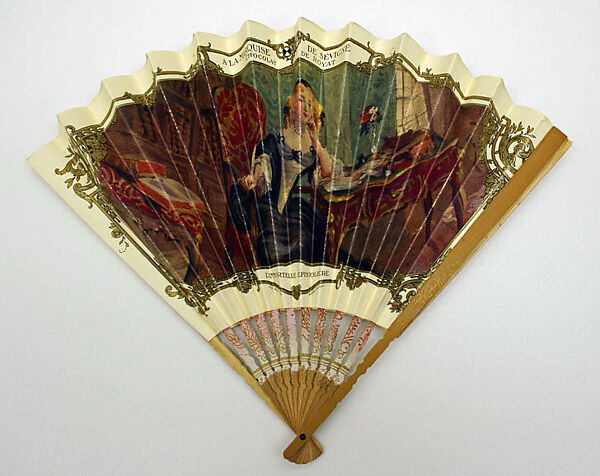 Fan, paper, French 