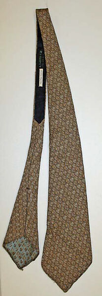 Necktie, silk, American 