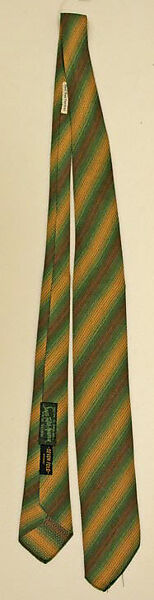 Necktie, Saks Fifth Avenue (American, founded 1924), silk, American 