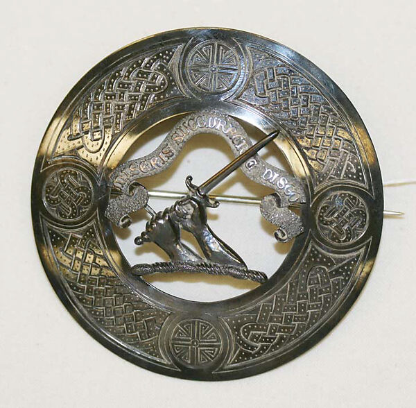 Brooch, metal, Scottish 