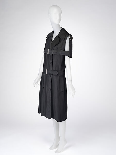 Trench coat, Vivienne Westwood (British, 1941–2022), cotton, metal, plastic, British
