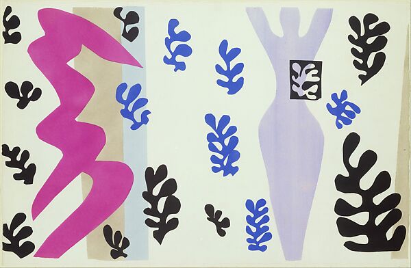 The Knife Thrower (Le lanceur de couteaux), Plate XV from the illustrated book "Jazz", Henri Matisse (French, Le Cateau-Cambrésis 1869–1954 Nice), Pochoir 