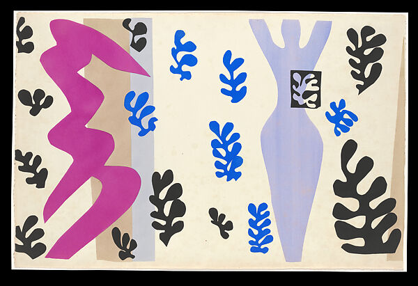 The Knife Thrower (Le lanceur de couteaux), Plate XV from the illustrated book "Jazz", Henri Matisse (French, Le Cateau-Cambrésis 1869–1954 Nice), Pochoir