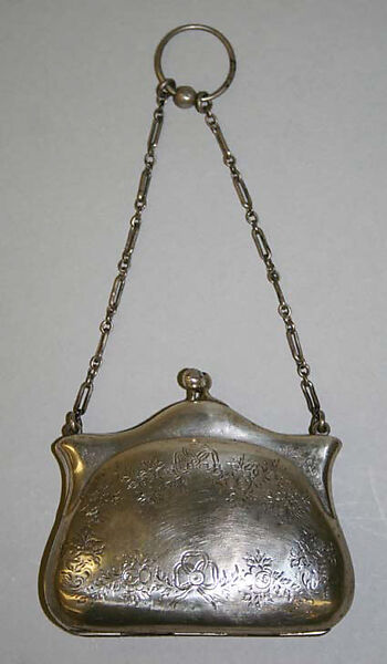 Purse, silver, British 