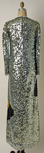 Evening dress, Geoffrey Beene (American, Haynesville, Louisiana 1927–2004 New York), plastic, silk, American