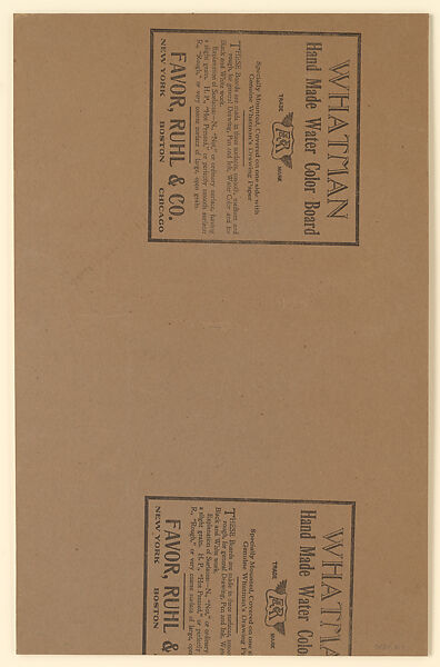 Design for a landscape window, Agnes F. Northrop (American, Flushing, New York 1857–1953 New York, New York), Watercolor, gouache, and graphite on paper, American