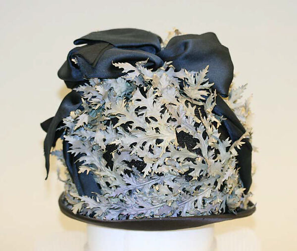 Hat, Henri Bendel (American, founded 1895), straw, silk, American