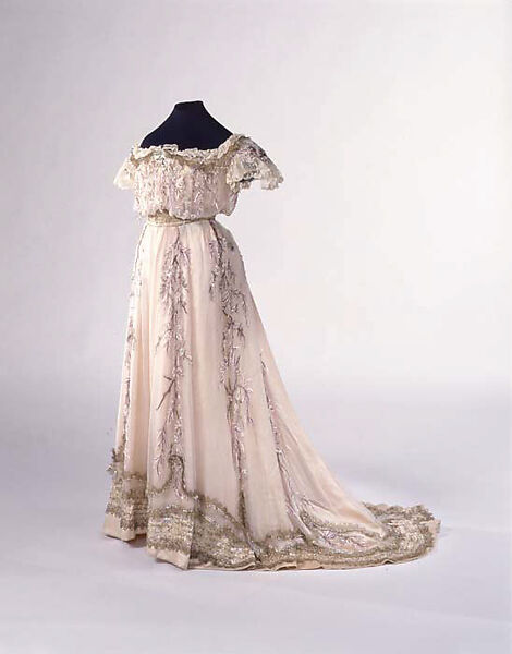 Dress, House of Paquin (French, 1891–1956), silk, French 