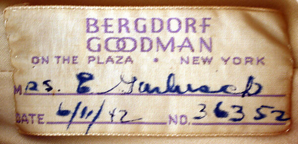 Evening dress, Mark Mooring (American), silk, glass, American