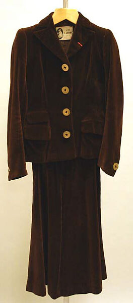 Suit, House of Lanvin (French, founded 1889), silk, French 
