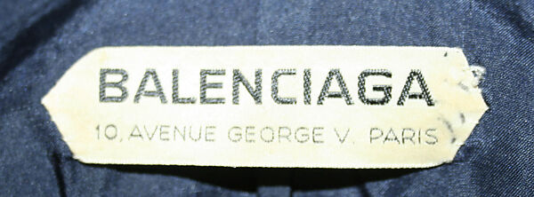 Suit, House of Balenciaga (French, founded 1937), wool, French