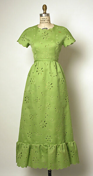 balenciaga evening dress green