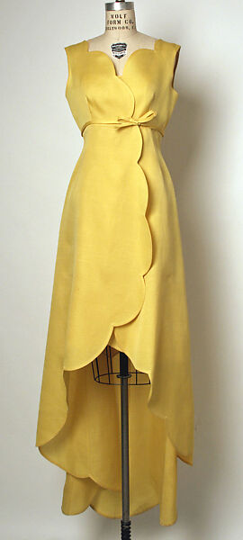 Evening dress, House of Balenciaga (French, founded 1937), silk, French 