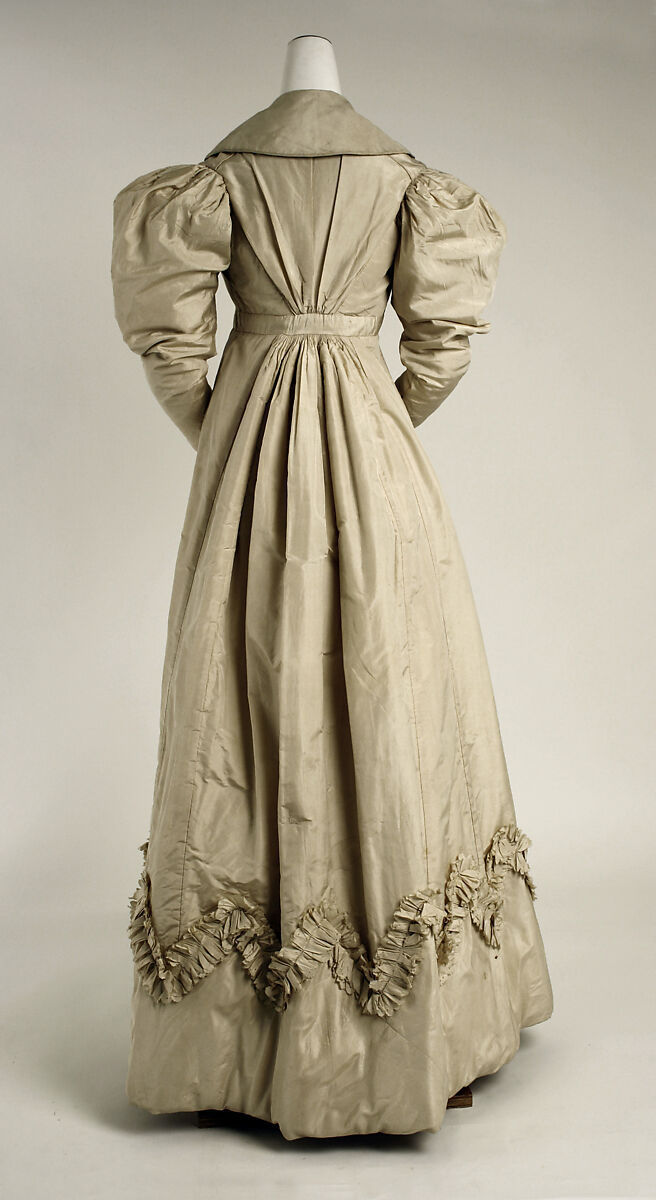 Pelisse, silk, British