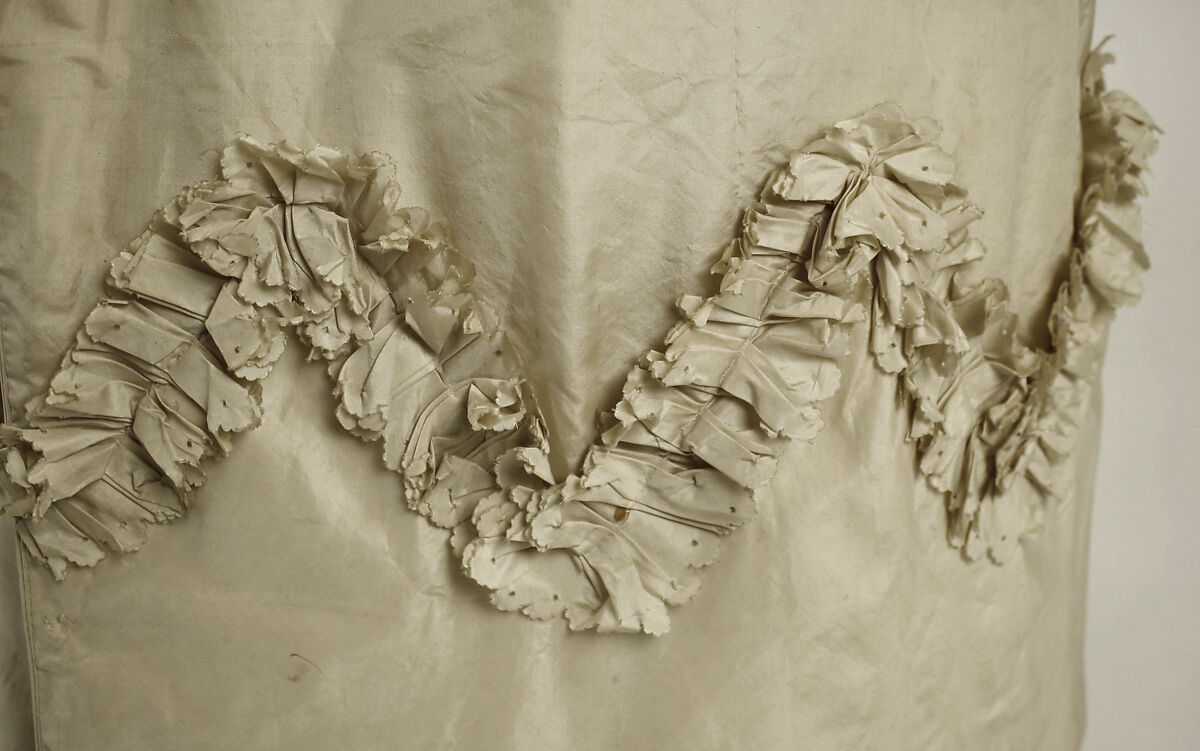 Pelisse, silk, British