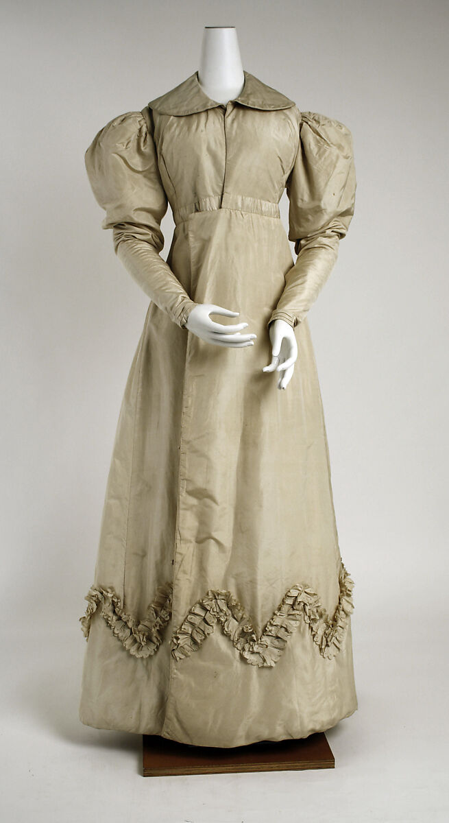 Pelisse, silk, British 