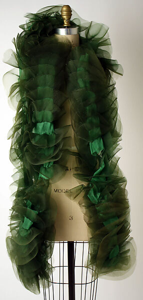 Boa, Attributed to House of Dior (French, founded 1946), silk, synthetic, French 