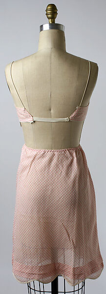 Lingerie, Henri Bendel (American, founded 1895), cotton, silk, American