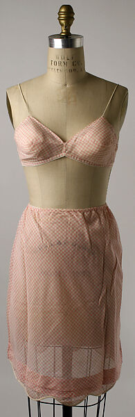 Lingerie, Henri Bendel (American, founded 1895), cotton, silk, American