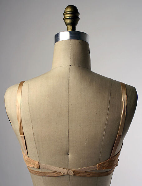 Brassiere, Saks Fifth Avenue (American, founded 1924), cotton, nylon, American