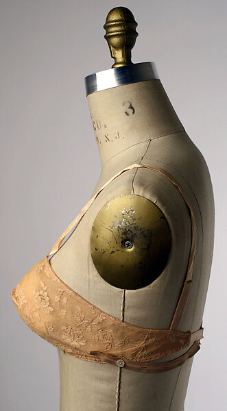 Brassiere, Saks Fifth Avenue (American, founded 1924), cotton, nylon, American