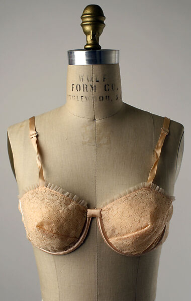 Brassiere, Lou Brevete, nylon, synthetic, French 