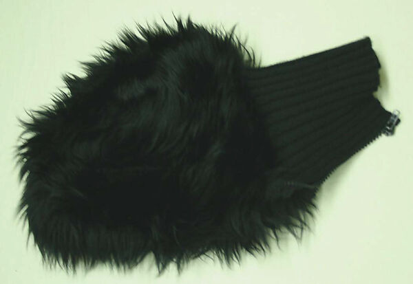 Hood, Oscar de la Renta, LLC. (American, founded 1965), lamb fur, silk, wool, American 