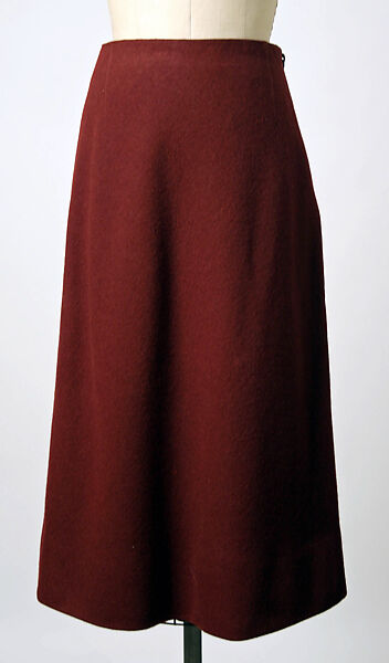 Skirt, Schiaparelli (French, founded 1927), wool, French 
