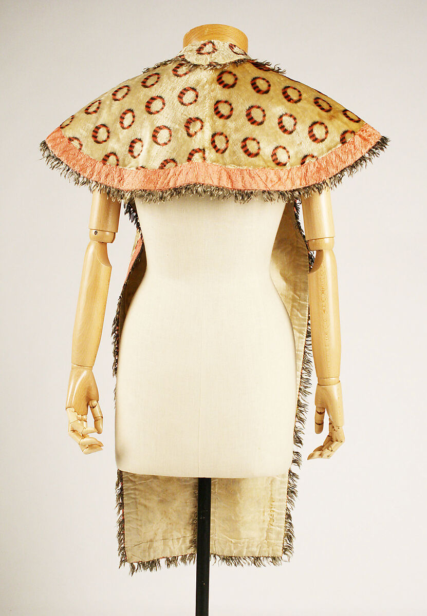 Stole, silk, British