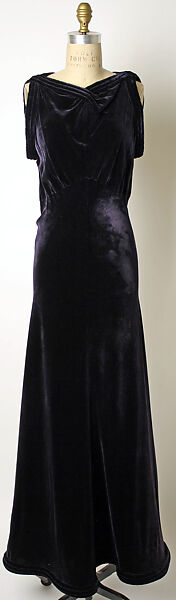 Dinner ensemble, Muriel King (American, 1900–1977), silk, American