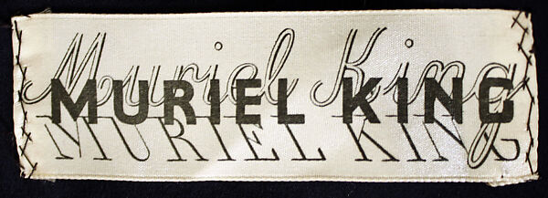 Dinner ensemble, Muriel King (American, 1900–1977), silk, American