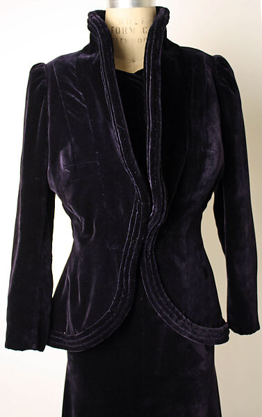 Dinner ensemble, Muriel King (American, 1900–1977), silk, American