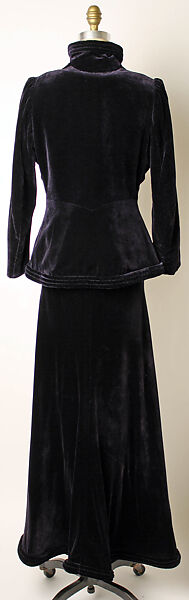 Dinner ensemble, Muriel King (American, 1900–1977), silk, American