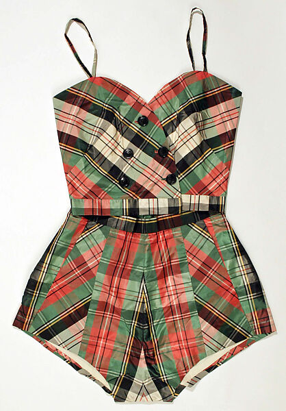 Playsuit, C. Goldstein (French), silk, French