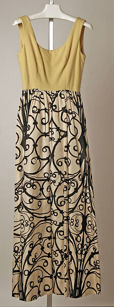 Evening dress, Hattie Carnegie, Inc. (American, 1918–1965), wool, silk, American