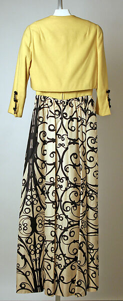 Evening dress, Hattie Carnegie, Inc. (American, 1918–1965), wool, silk, American