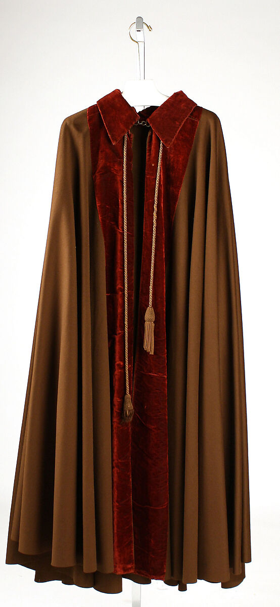 Cape, wool, silk, French 