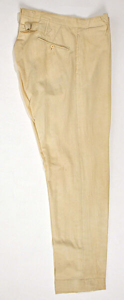 Suit, flax, cotton, American