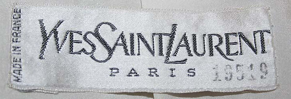 Pantsuit, Yves Saint Laurent (French, founded 1961), (a, c) flax; (b) silk, French