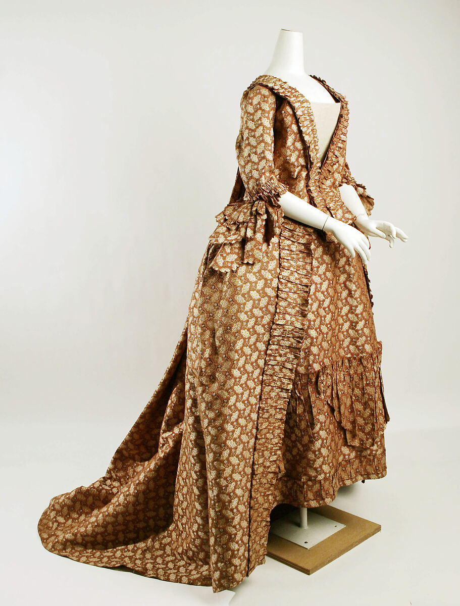 Robe à la française, silk, European 