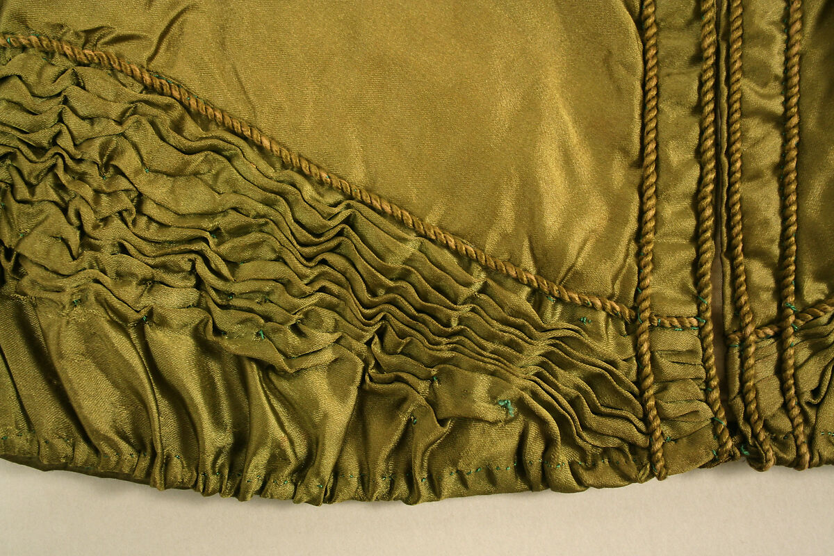 Spencer, silk, cotton, probably British