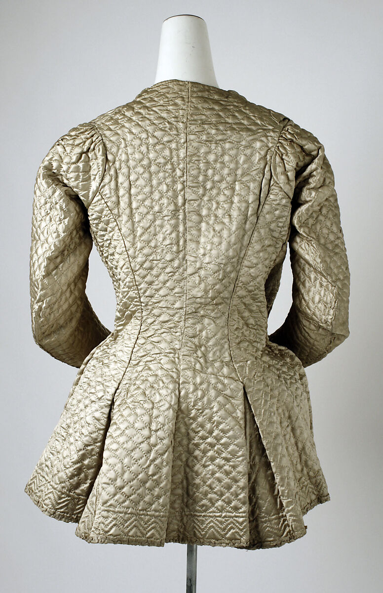 Bed jacket, silk, British