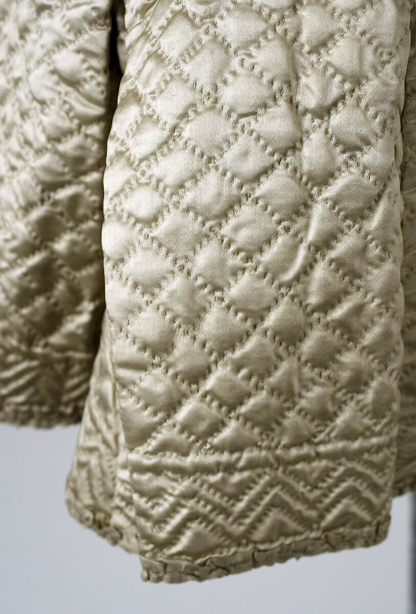 Bed jacket, silk, British