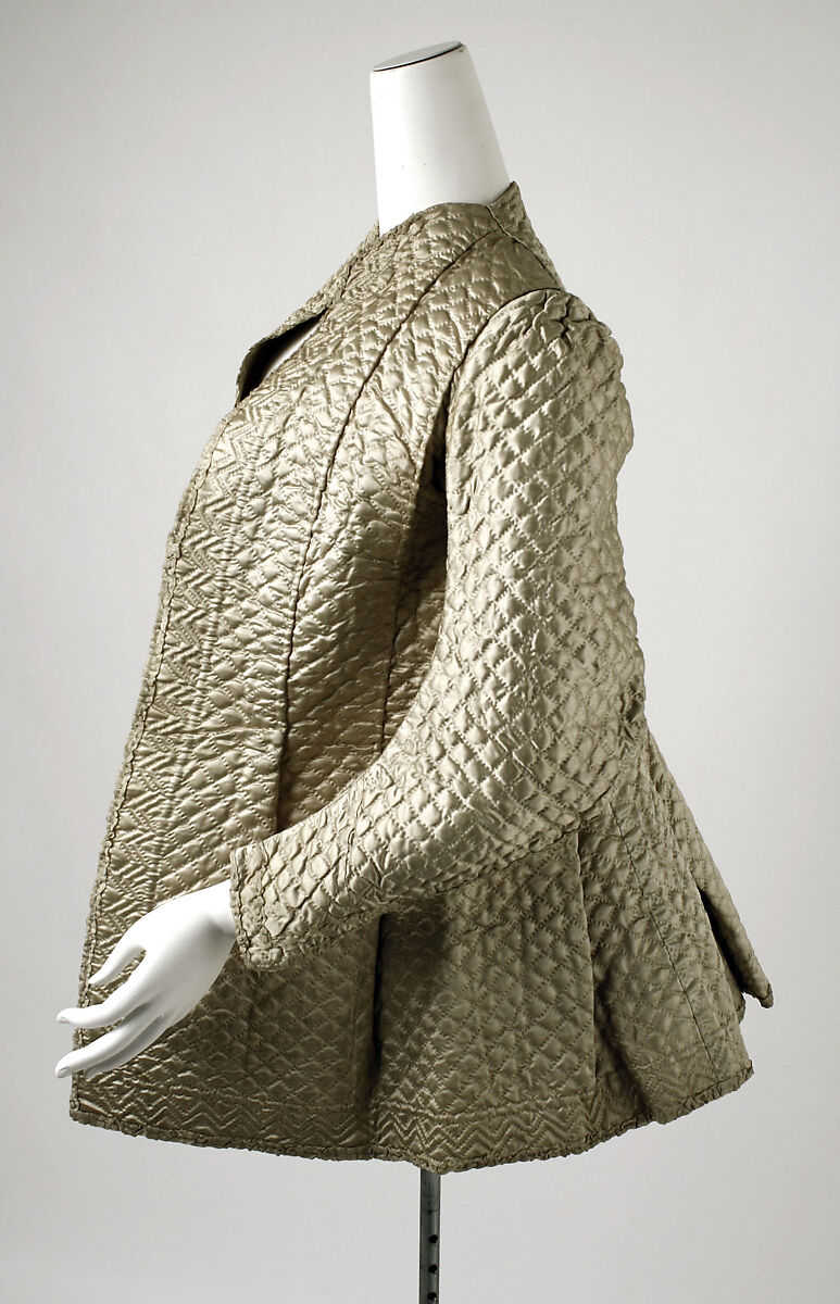 Bed jacket, silk, British