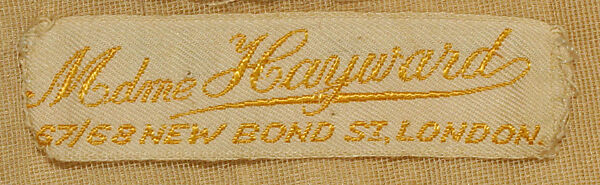 Evening dress, silk, British