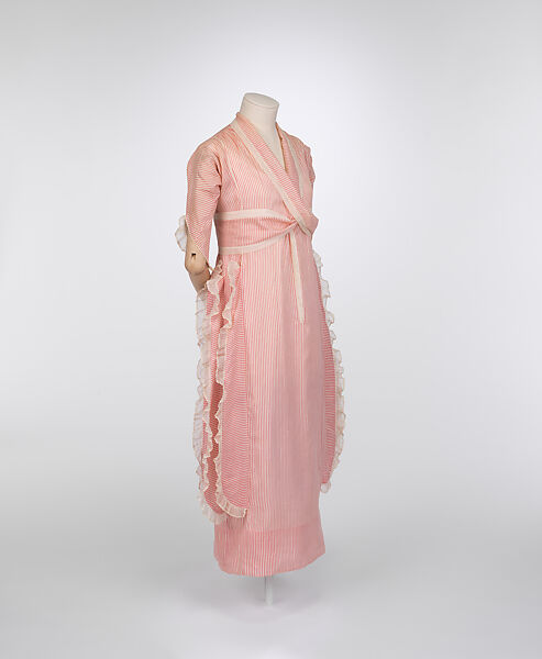 Dress, Jeanne Paquin (French, 1869–1936), cotton, French