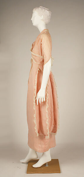 Dress, Jeanne Paquin (French, 1869–1936), cotton, French