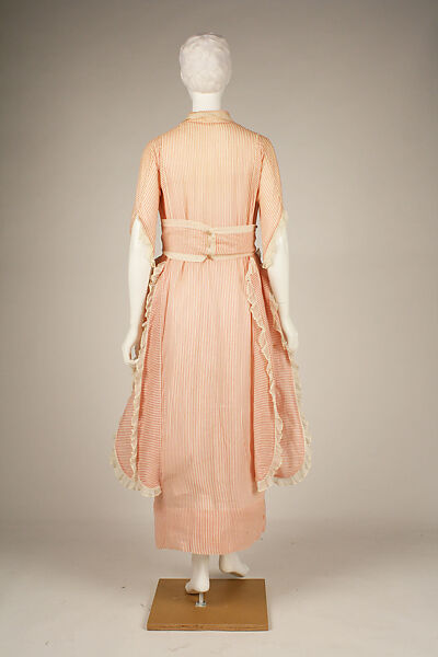 Dress, Jeanne Paquin (French, 1869–1936), cotton, French